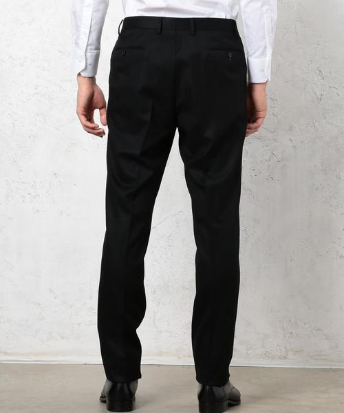 green label relaxing（グリーンレーベルリラクシング）の「[ヴィターレ バルベリス カノニコ] CANONICO  SOLID RG スリム NP パンツ ◆（スーツパンツ・メンズ・ブラック/グレー/ダークブラウン/ネイビー・80ｃｍ/76ｃｍ/84ｃｍ/88ｃｍ/72cm/92cm）」の7枚目の写真