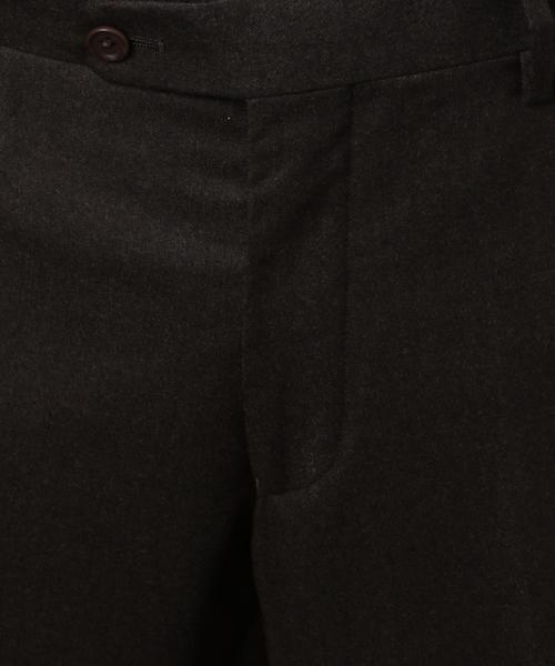 green label relaxing（グリーンレーベルリラクシング）の「[ヴィターレ バルベリス カノニコ] CANONICO  SOLID RG スリム NP パンツ ◆（スーツパンツ・メンズ・ブラック/グレー/ダークブラウン/ネイビー・80ｃｍ/76ｃｍ/84ｃｍ/88ｃｍ/72cm/92cm）」の10枚目の写真