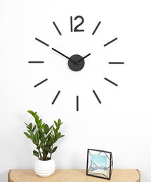 Umbra（アンブラ）の「Umbra/ブリンク ウォールクロック ブラック（掛け時計）」