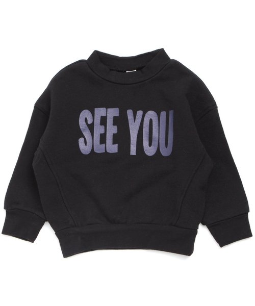 apres les cours（アプレレクール）の「切替えロゴトレーナー（スウェット・キッズ・キャメル/ブラック/カーキ・100/120/90/110/130/140/80）」の15枚目の写真