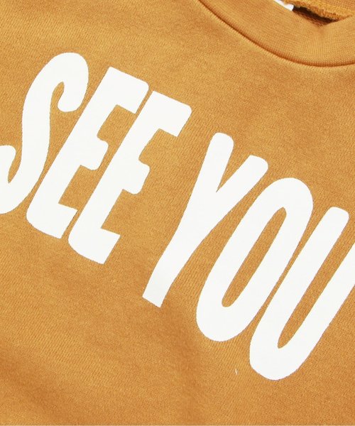 apres les cours（アプレレクール）の「切替えロゴトレーナー（スウェット・キッズ・キャメル/ブラック/カーキ・100/120/90/110/130/140/80）」の16枚目の写真