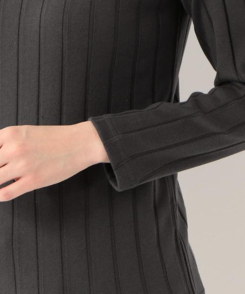 green label relaxing（グリーンレーベルリラクシング）の「SC ハリヌキフライス クルーネック カットソー ◆（Tシャツ/カットソー・レディース・オフホワイト/イエロー/ライトピンク/ブラック・FREE）」の10枚目の写真