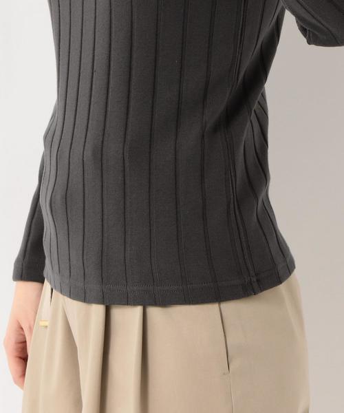 green label relaxing（グリーンレーベルリラクシング）の「SC ハリヌキフライス クルーネック カットソー ◆（Tシャツ/カットソー・レディース・オフホワイト/イエロー/ライトピンク/ブラック・FREE）」の16枚目の写真