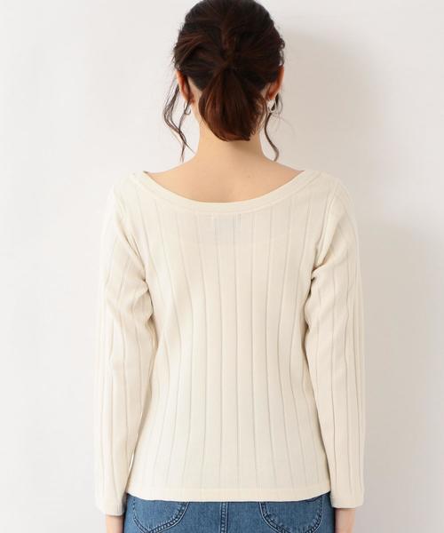 green label relaxing（グリーンレーベルリラクシング）の「SC ハリヌキフライス クルーネック カットソー ◆（Tシャツ/カットソー・レディース・オフホワイト/イエロー/ライトピンク/ブラック・FREE）」の21枚目の写真