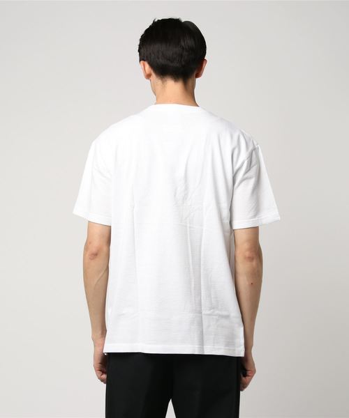 XLARGE(エクストララージ)の「XLARGE×Champion CVC MESH SLANTED OG S/S TEE / チャンピオン(Tシャツ/カットソー・メンズ・ホワイト/ブラック/イエロー・SMALL/MEDIUM/LARGE/X-LARGE)」の5枚目の写真