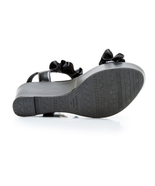 夢展望（ユメテンボウ）の「厚底フッドベッドフリルサンダル（サンダル・レディース・ブルー系その他/ホワイト/グレー系その他/ピンク/ブラック・24㎝/23㎝/22cm/24.5㎝/25.5cm/22.5㎝/25㎝/23.5㎝）」の9枚目の写真