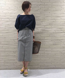 RIVE DROITE | ギンガムタイトスカート(スカート)