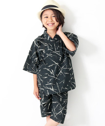 devirock | 総柄プリント甚平 じんべい(浴衣)