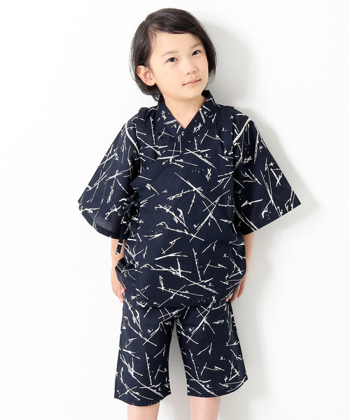 devirock（デビロック）の「総柄プリント甚平 じんべい（浴衣・キッズ・その他2/その他4/その他5/その他6/その他3/その他1・110cm/100cm/120cm/130cm/140cm/150cm/160cm）」の4枚目の写真