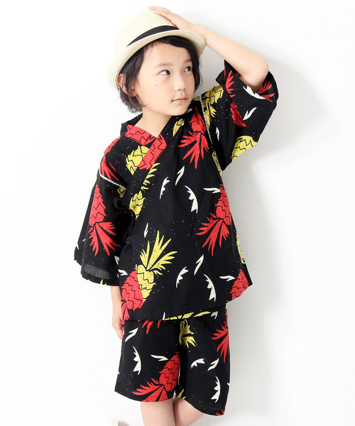 devirock（デビロック）の「総柄プリント甚平 じんべい（浴衣・キッズ・その他2/その他4/その他5/その他6/その他3/その他1・110cm/100cm/120cm/130cm/140cm/150cm/160cm）」の5枚目の写真