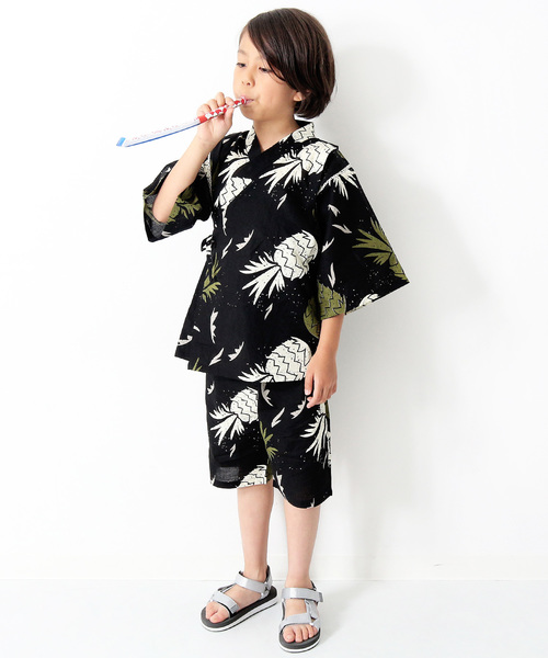devirock（デビロック）の「総柄プリント甚平 じんべい（浴衣・キッズ・その他2/その他4/その他5/その他6/その他3/その他1・110cm/100cm/120cm/130cm/140cm/150cm/160cm）」の12枚目の写真