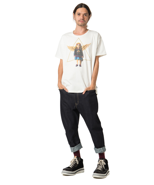 glamb（グラム）の「【glamb】Polyデニム/Poly denim（デニムパンツ・メンズ・ブラック/サックスブルー/ブルー・1/2/3）」の4枚目の写真