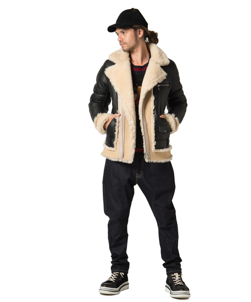 glamb（グラム）の「【glamb】Polyデニム/Poly denim（デニムパンツ・メンズ・ブラック/サックスブルー/ブルー・1/2/3）」の11枚目の写真