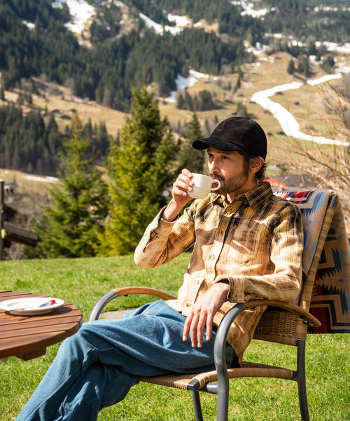 glamb（グラム）の「【glamb】Polyデニム/Poly denim（デニムパンツ・メンズ・ブラック/サックスブルー/ブルー・1/2/3）」の20枚目の写真