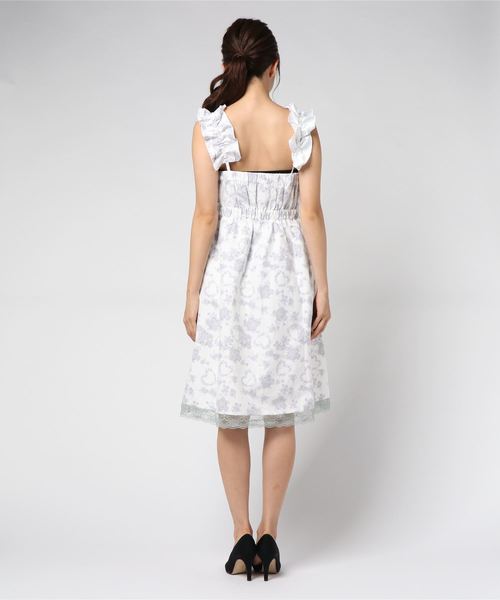 Swankiss（スワンキス）の「HS milk flower O/P（ワンピース・レディース・ホワイト/ブラウン/ピンク・FREE）」の8枚目の写真