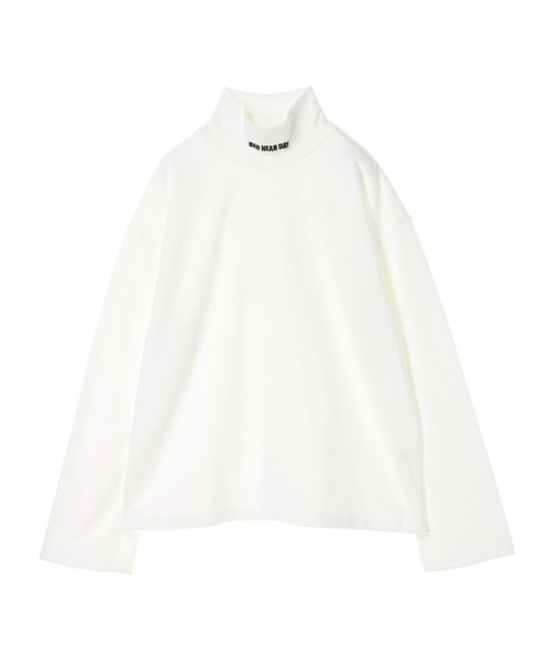 DING(ディング)の「DING/ロゴハイネックロンT(Tシャツ/カットソー・レディース・ホワイト/ブラック・FREE)」の10枚目の写真