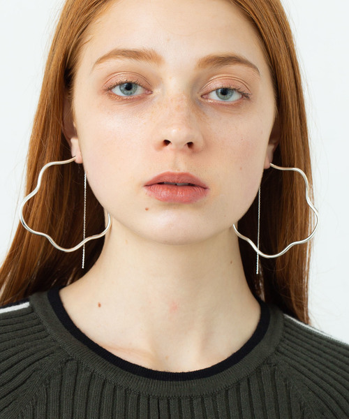 STUDIOUS（ステュディオス）の「【ucalypt】flower earrings ul0050 