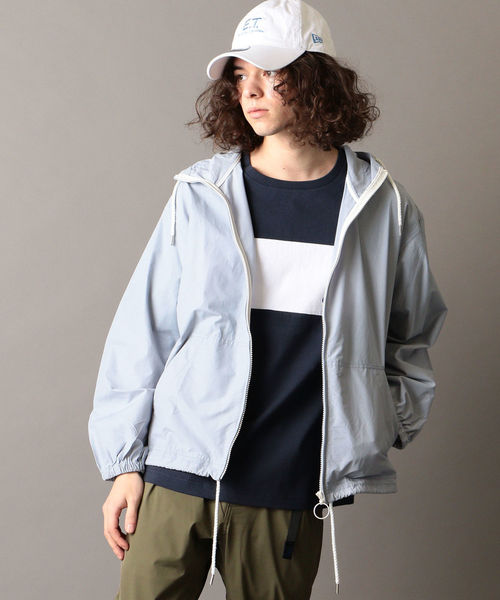 SHIPS JET BLUE（シップスジェットブルー）の「SHIPS JET BLUE: カラー ナイロンフードパーカー（マウンテンパーカー・メンズ・ライトブルー/イエロー/ピンク・X-SMALL/SMALL/MEDIUM/LARGE）」の15枚目の写真