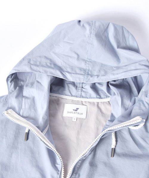 SHIPS JET BLUE（シップスジェットブルー）の「SHIPS JET BLUE: カラー ナイロンフードパーカー（マウンテンパーカー・メンズ・ライトブルー/イエロー/ピンク・X-SMALL/SMALL/MEDIUM/LARGE）」の13枚目の写真