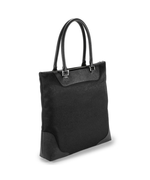PELLE MORBIDA（ペッレモルビダ）の「CAPITANO（キャピターノ）縦型トートバッグ（トートバッグ・メンズ・チャコールグレー/ブラック/ダークブラウン/ネイビー・FREE）」の8枚目の写真