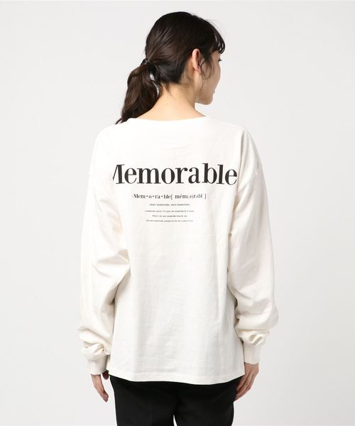 archives（アルシーヴ）の「BACKプリントプルオーバー（Tシャツ/カットソー・レディース・ブラック/ベージュ/オフホワイト・MEDIUM）」の6枚目の写真