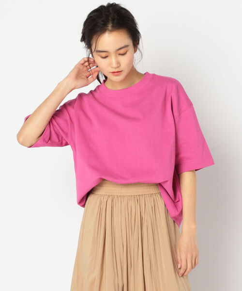 fredy repit（フレディレピ）の「BIGTシャツ（Tシャツ/カットソー・レディース・ブラック/オフホワイト/オリーブ/ピンク・38）」の5枚目の写真