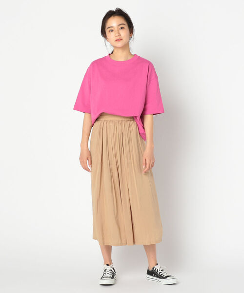 fredy repit（フレディレピ）の「BIGTシャツ（Tシャツ/カットソー・レディース・ブラック/オフホワイト/オリーブ/ピンク・38）」の13枚目の写真