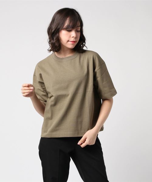 fredy repit（フレディレピ）の「BIGTシャツ（Tシャツ/カットソー・レディース・ブラック/オフホワイト/オリーブ/ピンク・38）」の21枚目の写真