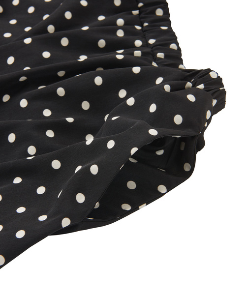 PUNYUS（プニュズ）の「ポルカドットロングスカ－ト（スカート・レディース・ブルー/ベージュ/ブラック・2/3/1/4）」の8枚目の写真