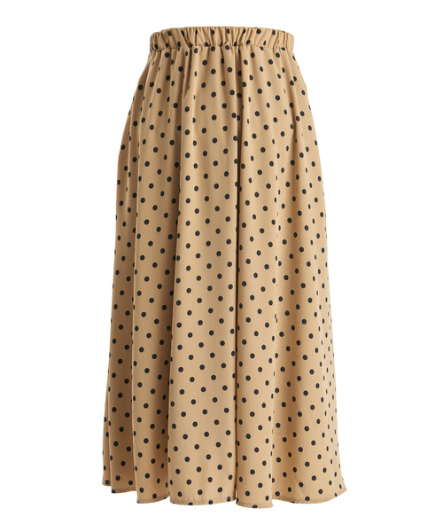 PUNYUS（プニュズ）の「ポルカドットロングスカ－ト（スカート・レディース・ブルー/ベージュ/ブラック・2/3/1/4）」の11枚目の写真