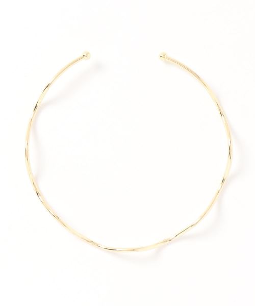LOWRYS FARM（ローリーズファーム）の「ヘンケイカーブチョーカー　837031（ネックレス・レディース・シルバー/ゴールド・FREE）」の2枚目の写真