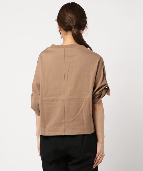 cepo（セポ）の「ＤカンベルトツキショートスリーブT（Tシャツ/カットソー・レディース・ベージュ/チャコールグレー/カーキ/オフホワイト・M）」の7枚目の写真