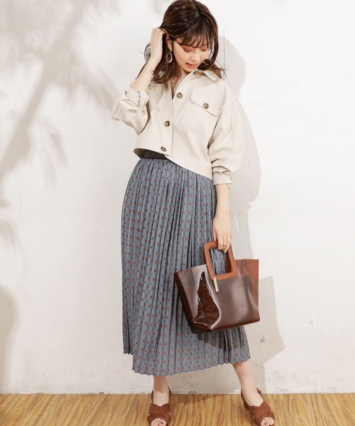 natural couture（ナチュラルクチュール）の「綿麻ライトショートブルゾン（ブルゾン・レディース・ライトベージュ/ミント/キャメル/ベージュ/カーキ・FREE）」の6枚目の写真