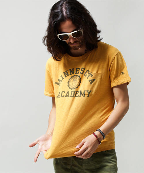 美品】ナノユニバース Champion 別注 LET IT RIDE Tシャツ