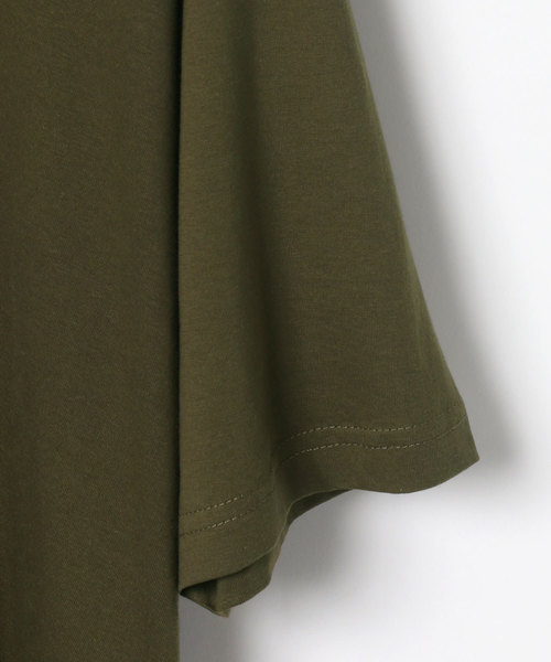 Lazar（ラザル）の「Lazar ビッグシルエット 無地 Tシャツ（Tシャツ/カットソー・メンズ・ホワイト/ブラック/ベージュ/オリーブ・M/L/LL）」の13枚目の写真