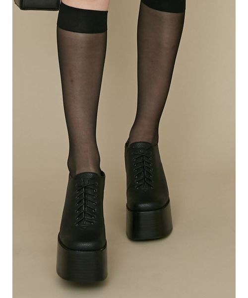 EMODA（エモダ）の「NARROWレースアップシューズ（その他シューズ・レディース・ブラック/ベージュ/ブラウン・SMALL/MEDIUM/LARGE）」の17枚目の写真