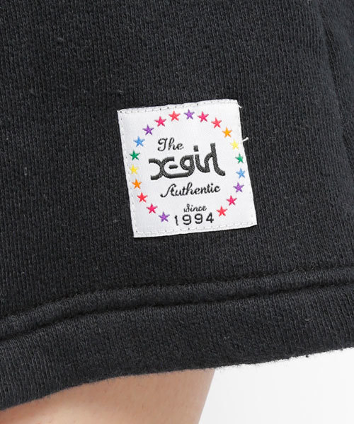 X-girl（エックスガール）の「MILLS LOGO SWEAT DRESS（ワンピース・レディース・レッド/グリーン/ネイビー/ブラック/チャコールグレー・1/2）」の10枚目の写真