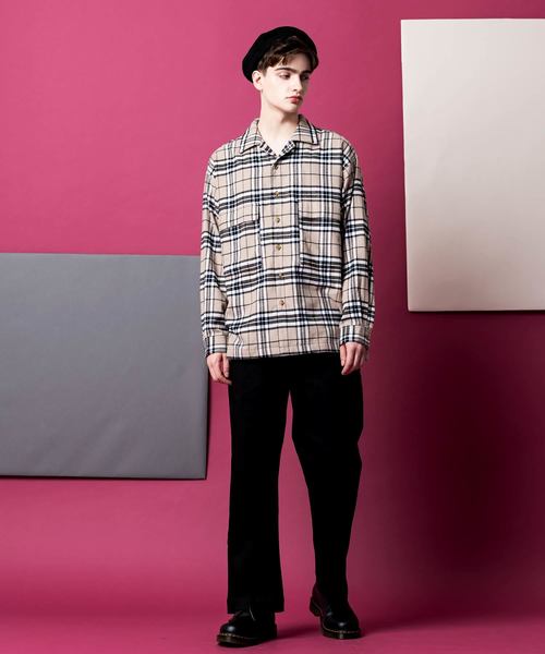 Lulu ＆ Arnie（るるあんどあーにー）の「ビッグシルエット チェック  ポケット ネルシャツ（シャツ/ブラウス・メンズ・その他1/その他2/その他3/その他4・MEDIUM/LARGE）」の10枚目の写真