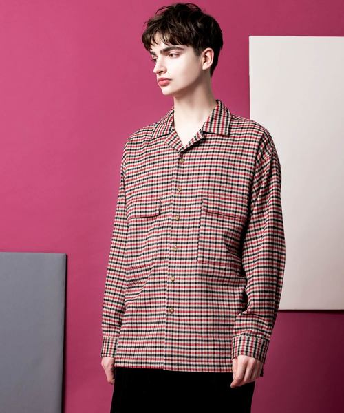 Lulu ＆ Arnie（るるあんどあーにー）の「ビッグシルエット チェック  ポケット ネルシャツ（シャツ/ブラウス・メンズ・その他1/その他2/その他3/その他4・MEDIUM/LARGE）」の11枚目の写真