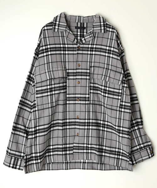 Lulu ＆ Arnie（るるあんどあーにー）の「ビッグシルエット チェック  ポケット ネルシャツ（シャツ/ブラウス・メンズ・その他1/その他2/その他3/その他4・MEDIUM/LARGE）」の16枚目の写真