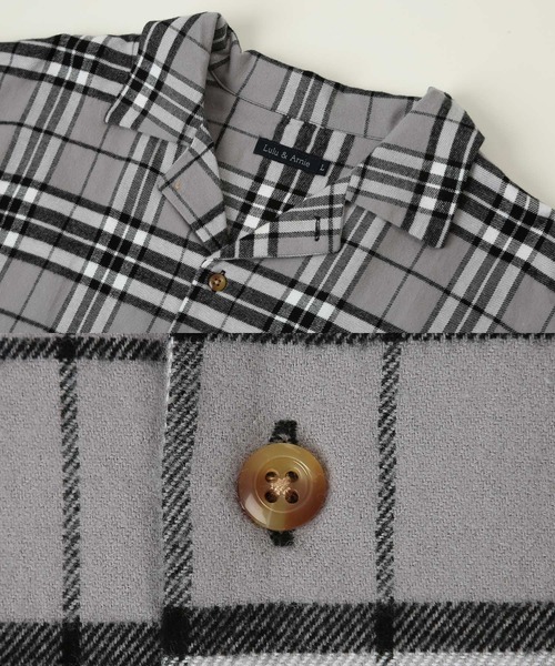 Lulu ＆ Arnie（るるあんどあーにー）の「ビッグシルエット チェック  ポケット ネルシャツ（シャツ/ブラウス・メンズ・その他1/その他2/その他3/その他4・MEDIUM/LARGE）」の14枚目の写真