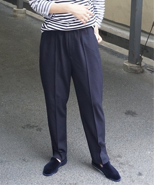 JOURNAL STANDARD LUXE(ジャーナルスタンダード ラックス)の「Warmツイル テーパーパンツ(その他パンツ・レディース・ネイビー/チャコールグレー・SMALL/MEDIUM/LARGE)」の2枚目の写真