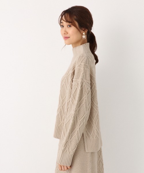 GLOBAL WORK（グローバルワーク）の「ケーブルニットアップ【HYPE