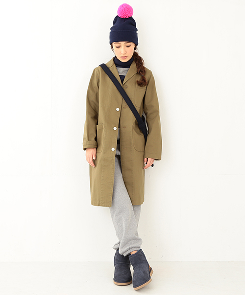 BEAMS BOY（ビームスボーイ）の「◎BEAMS BOY / チノ ショップコート③（その他アウター・レディース・グレー/カーキ/レッド/ネイビー・ONE SIZE）」の21枚目の写真