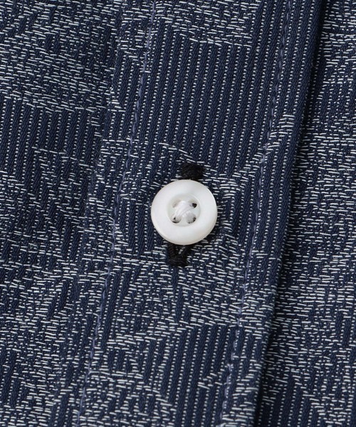 MEN'S BIGI(メンズビギ)の「【ウォッシャブル】花柄ジャカードシャツ(シャツ/ブラウス・メンズ・ピンク/ホワイト/ダークネイビー・01/02/03/04)」の10枚目の写真
