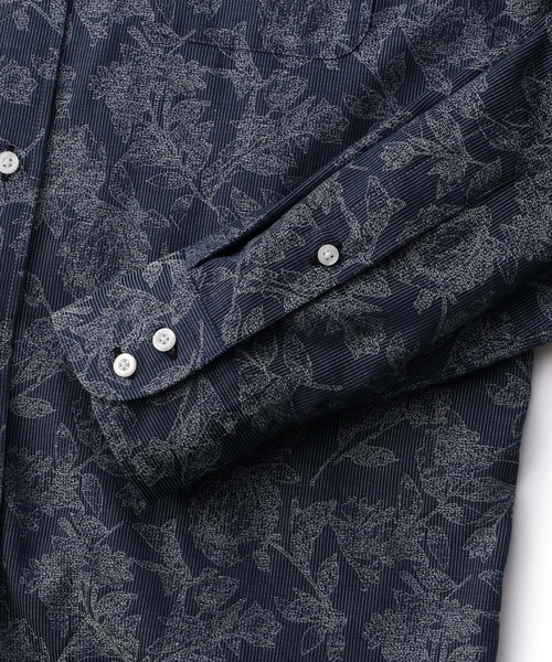MEN'S BIGI(メンズビギ)の「【ウォッシャブル】花柄ジャカードシャツ(シャツ/ブラウス・メンズ・ピンク/ホワイト/ダークネイビー・01/02/03/04)」の11枚目の写真