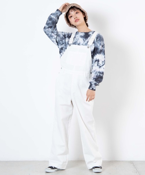 WEGO（ウィゴー）の「WEGO/チノオーバーオール（サロペット/オーバーオール・レディース・ブラック/ベージュ/ブラウン系その他/ホワイト・FREE）」の6枚目の写真