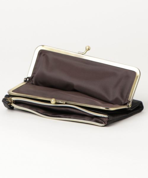 go slow caravan（ゴースローキャラバン）の「propellerhesds/プロペラヘッズ    合皮がま口2つ折ロングウォレット（財布・レディース・ブラック/キャメル/マスタード/オレンジ・FREE）」の6枚目の写真