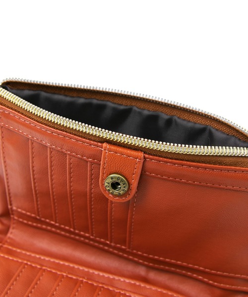 go slow caravan（ゴースローキャラバン）の「propellerhesds/プロペラヘッズ    合皮がま口2つ折ロングウォレット（財布・レディース・ブラック/キャメル/マスタード/オレンジ・FREE）」の13枚目の写真