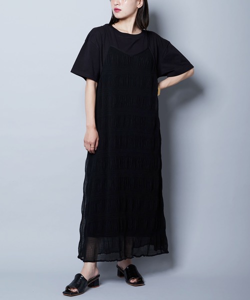 開店記念セール Ciaopanic チャオパニック のワンピース プリーツキャミワンピース キャミワンピース Tシャツワンピース セットアイテム Cpza0014 を購入できます Ciaopanicプリーツキャミワンピース キャミワンピース Tシャツワンピース セットアイテム